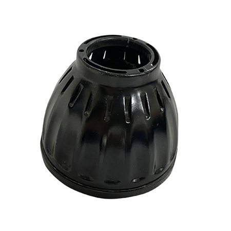 LED Lamp Base – Black Anodized (Finish)